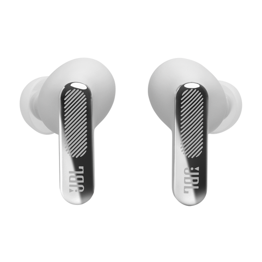 JBL Live Beam 4 - Silver - True wireless Noise Cancelling earbuds - Front