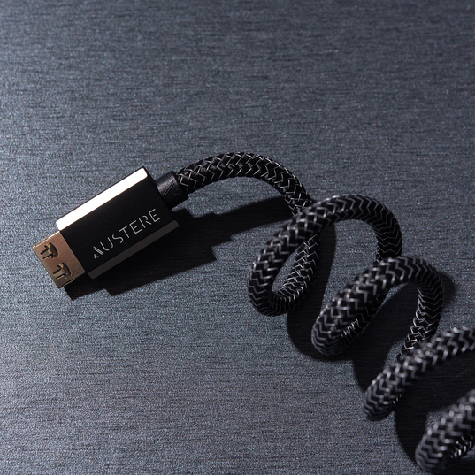Austere VII Series 8K HDMI Cable 1.5m - Black - Austere VII series 8K HDMI 1.5m cable - Front