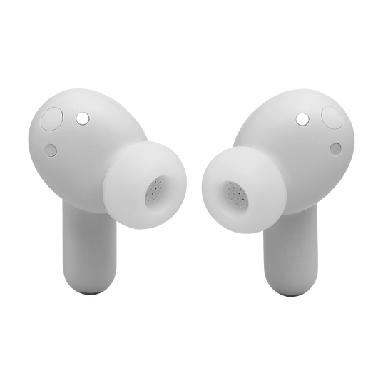 JBL Live Beam 4 - Silver - True wireless Noise Cancelling earbuds - Back