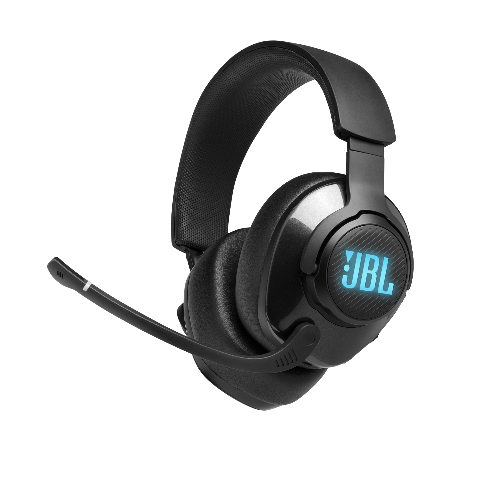 JBL Quantum 400 | Headset gaming PC over-ear USB dengan tombol game-chat