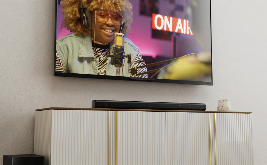 Driver saluran pusat khusus memberikan kejernihan suara yang unggul