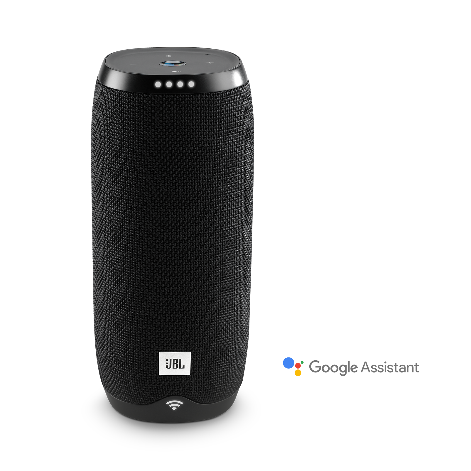 JBL Link 20 - Black - Voice-activated portable speaker - Hero