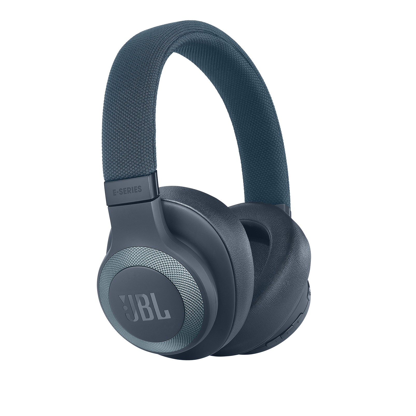 JBL E65BTNC - Blue - Wireless over-ear noise-cancelling headphones - Hero