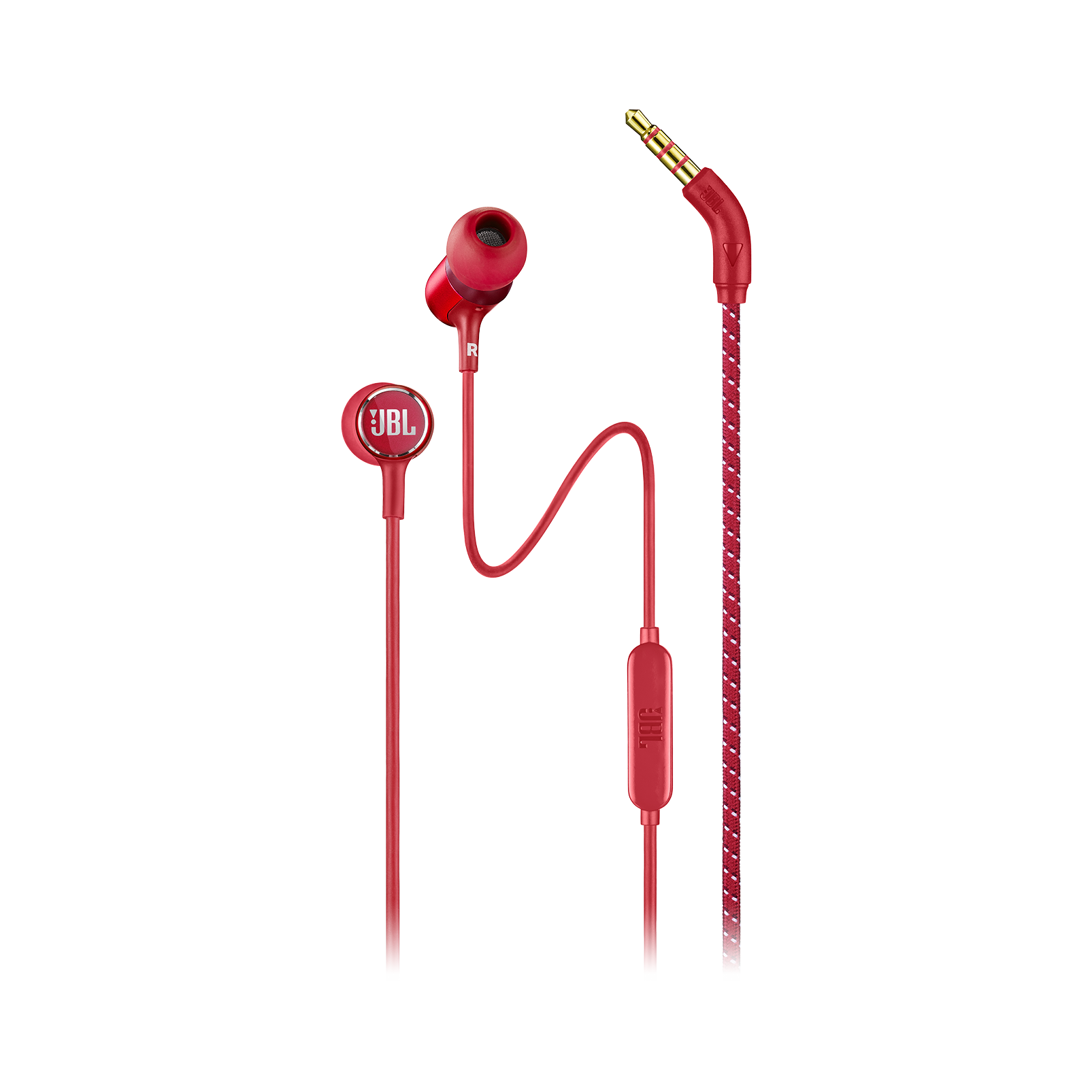JBL Live 100 - Red - In-ear headphones - Hero